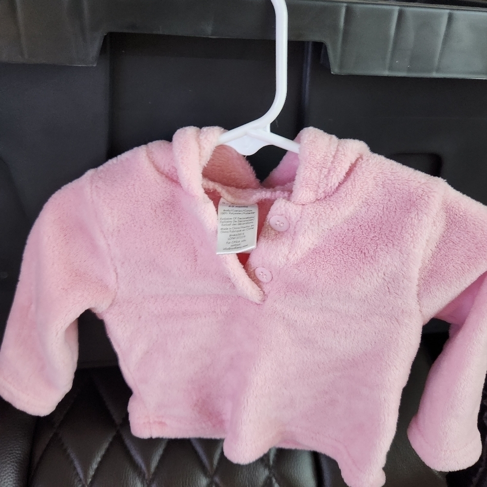 Infant girl fleece pullover